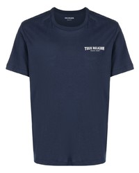 T-shirt à col rond bleu marine True Religion