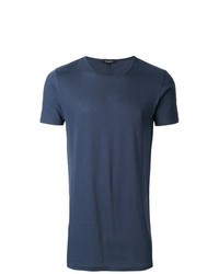 T-shirt à col rond bleu marine Unconditional