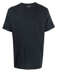 T-shirt à col rond bleu marine Vince