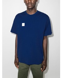 T-shirt à col rond bleu marine WTAPS