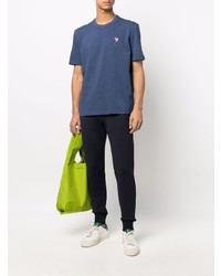 T-shirt à col rond bleu marine PS Paul Smith