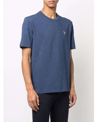 T-shirt à col rond bleu marine PS Paul Smith