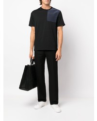 T-shirt à col rond bleu marine PS Paul Smith