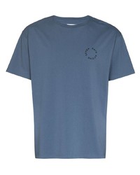 T-shirt à col rond bleu 7 days active