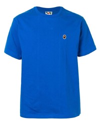 T-shirt à col rond bleu A Bathing Ape