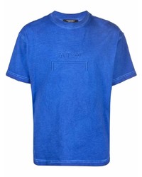 T-shirt à col rond bleu A-Cold-Wall*