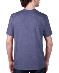 T-shirt à col rond bleu Anvil