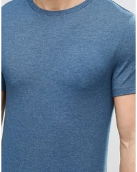 T-shirt à col rond bleu Asos