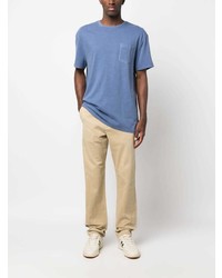 T-shirt à col rond bleu Polo Ralph Lauren
