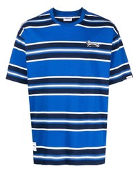 T-shirt à col rond bleu Chocoolate