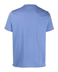 T-shirt à col rond bleu Filippa K