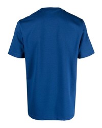 T-shirt à col rond bleu Theory