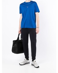 T-shirt à col rond bleu Emporio Armani