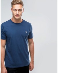 T-shirt à col rond bleu Fred Perry