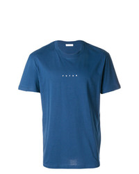 T-shirt à col rond bleu Futur