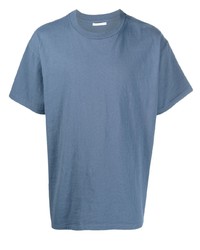 T-shirt à col rond bleu John Elliott