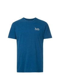 T-shirt à col rond bleu Kent & Curwen