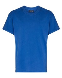 T-shirt à col rond bleu Les Tien