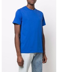 T-shirt à col rond bleu Marni