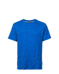 T-shirt à col rond bleu Mostly Heard Rarely Seen