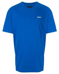 T-shirt à col rond bleu Off Duty