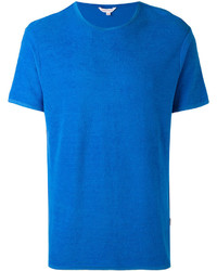 T-shirt à col rond bleu Orlebar Brown