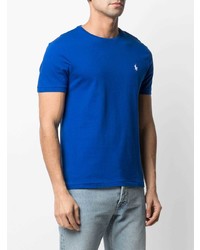 T-shirt à col rond bleu Polo Ralph Lauren