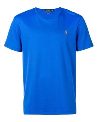 T-shirt à col rond bleu Polo Ralph Lauren