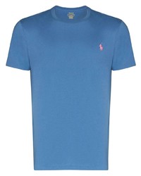 T-shirt à col rond bleu Polo Ralph Lauren