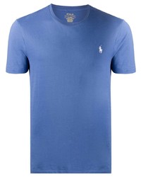 T-shirt à col rond bleu Polo Ralph Lauren