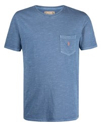 T-shirt à col rond bleu Polo Ralph Lauren