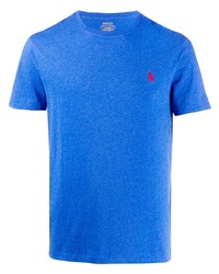 T-shirt à col rond bleu Polo Ralph Lauren