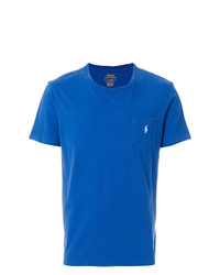 T-shirt à col rond bleu Polo Ralph Lauren