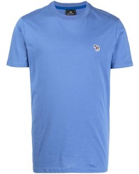 T-shirt à col rond bleu PS Paul Smith