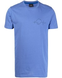 T-shirt à col rond bleu PS Paul Smith