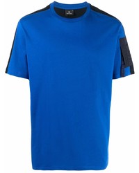 T-shirt à col rond bleu PS Paul Smith