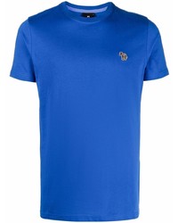 T-shirt à col rond bleu PS Paul Smith