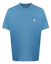 T-shirt à col rond bleu PS Paul Smith