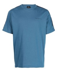 T-shirt à col rond bleu PS Paul Smith