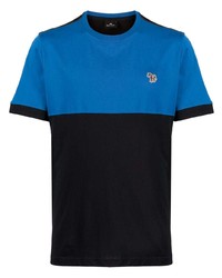 T-shirt à col rond bleu PS Paul Smith