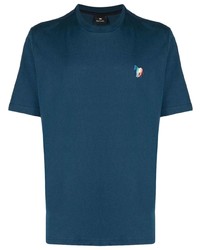 T-shirt à col rond bleu PS Paul Smith