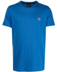 T-shirt à col rond bleu PS Paul Smith