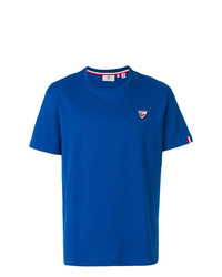 T-shirt à col rond bleu Rossignol