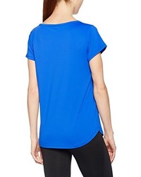 T-shirt à col rond bleu Roxy