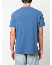 T-shirt à col rond bleu Polo Ralph Lauren