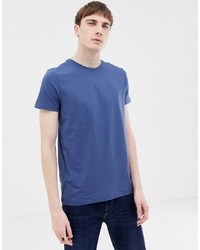 T-shirt à col rond bleu Tommy Hilfiger