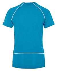 T-shirt à col rond bleu Vaude