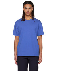 T-shirt à col rond bleu Vince