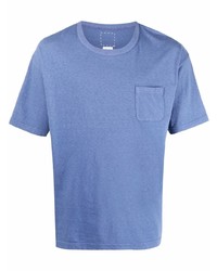 T-shirt à col rond bleu VISVIM