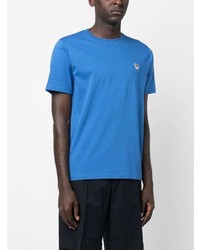 T-shirt à col rond bleu PS Paul Smith